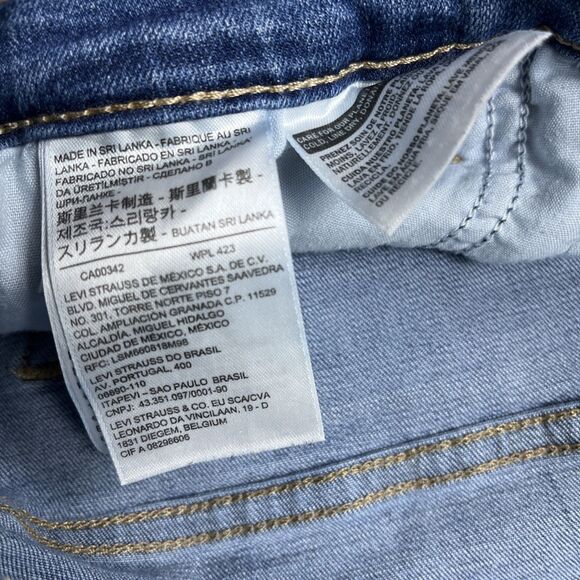 Levis Jeans Womens Plus Size 24W (42x 28) Classic Straight Blue Denim Stretch - Picture 3 of 11